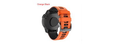 22mm 26mm Rubber Watchband Silicone Easyfit Strap For Garmin Fenix  6 Pro 6X Pr Fenix 3 HR Forerunner 935